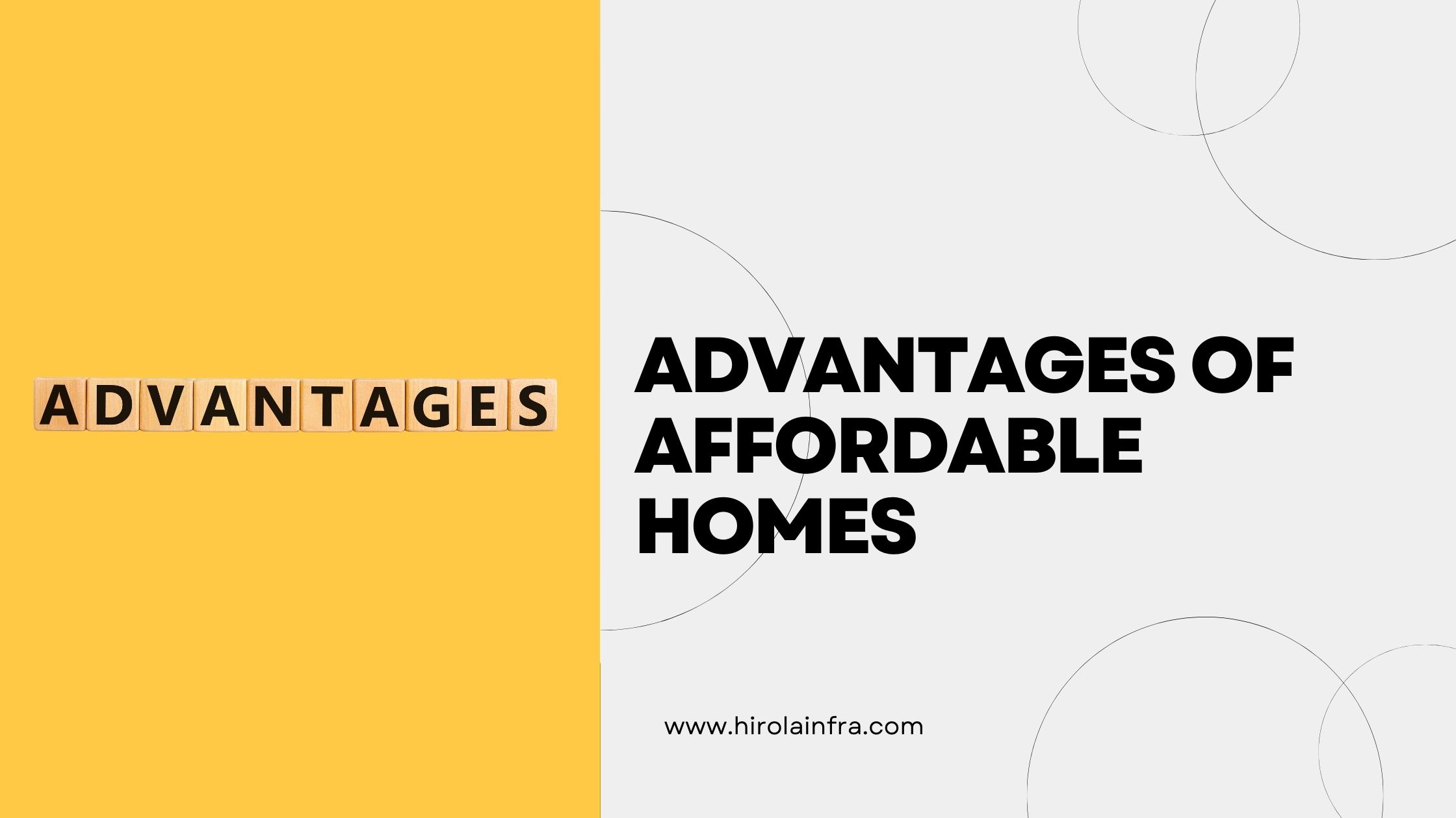 Advantages of Affordable Homes