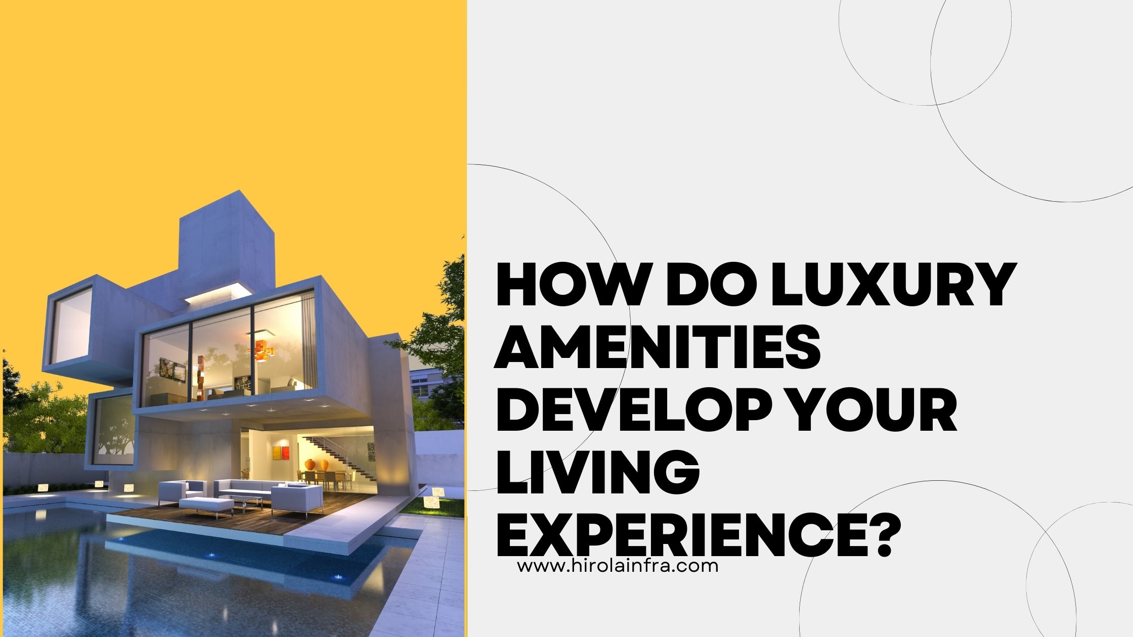 How do luxury amenities develope your living experience